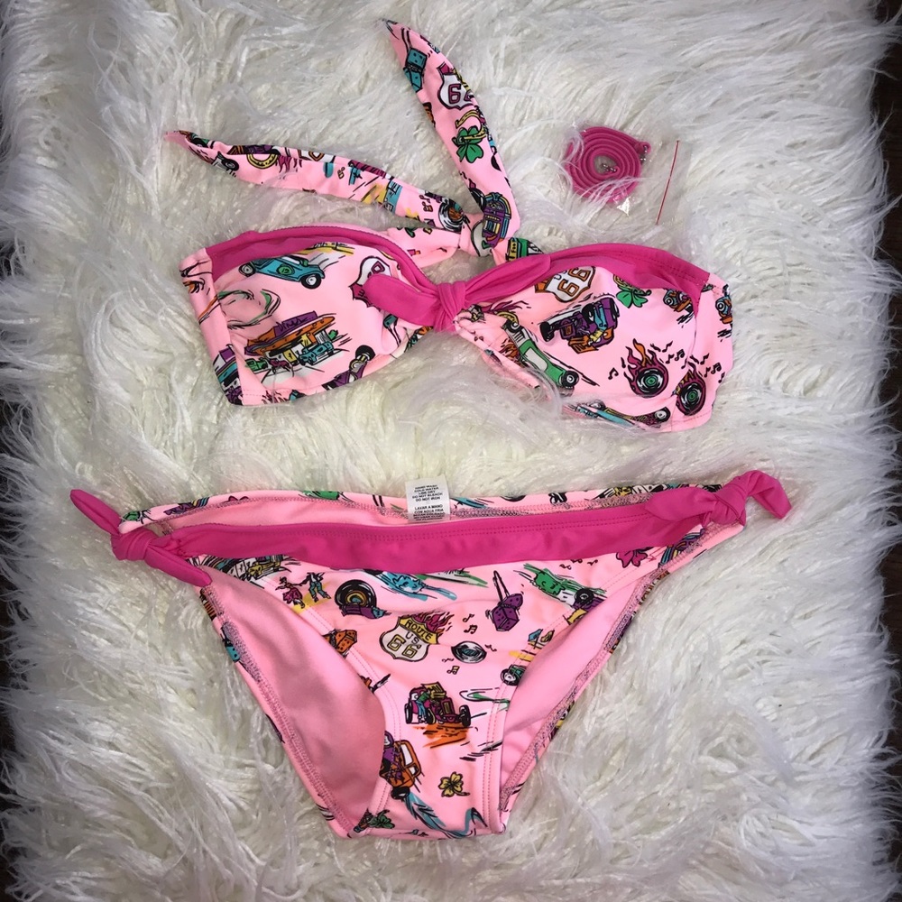 Brand new surfside bikini 2 pc Route 66 Sz s